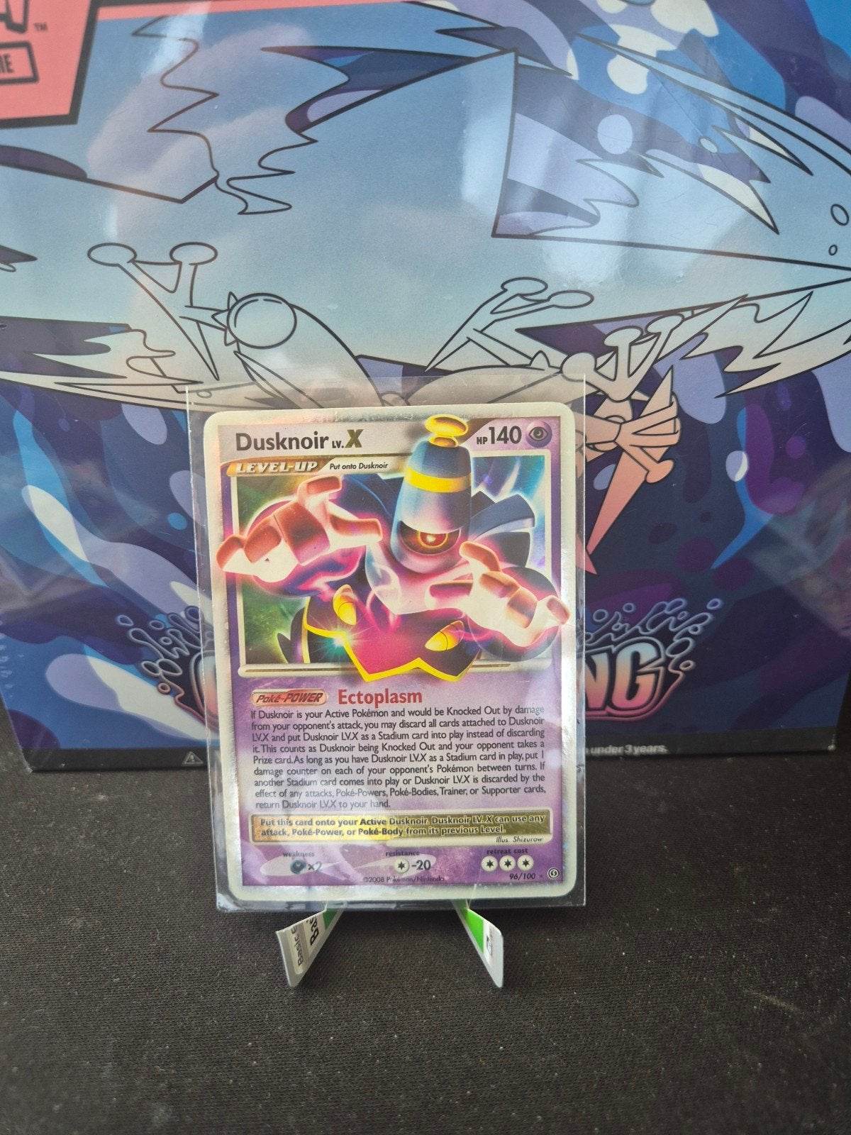 Dusknoir LV.X 96/100 Pokémon Kaart, Ophalen of Verzenden, Zo goed als nieuw, Losse kaart, Foil