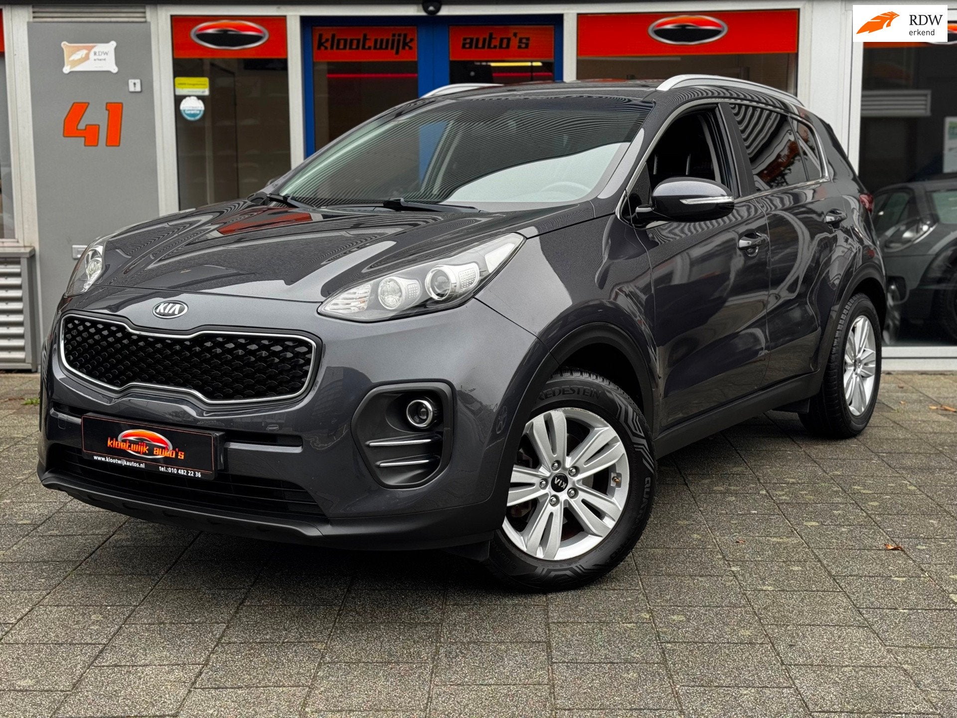 Kia SPORTAGE 1.6 GDI Design Edition CarPlay Camera Navi Crui, Auto's, Voorwielaandrijving, Dealer onderhouden, Stof, Gebruikt