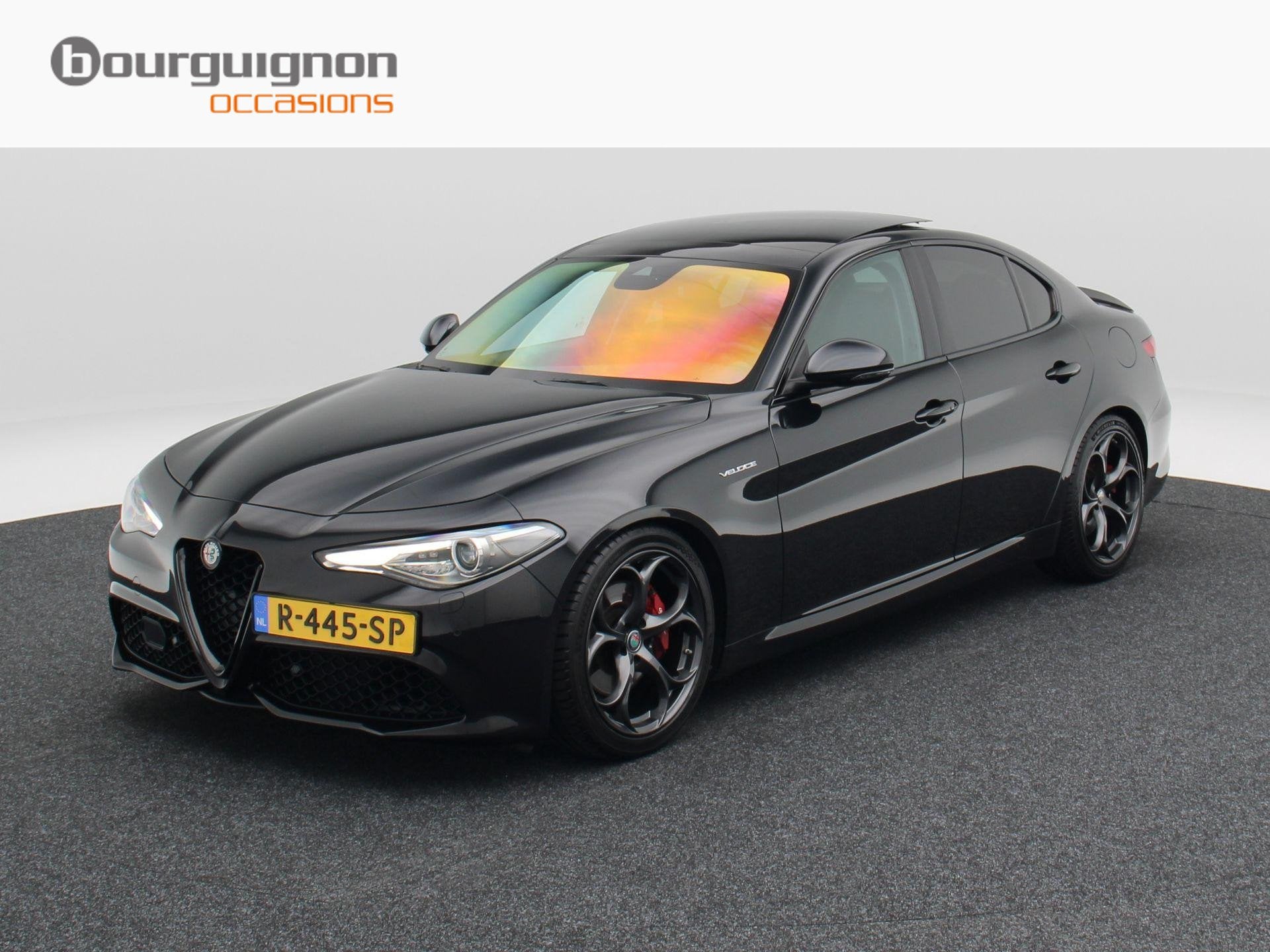 Alfa Romeo Giulia 2.0 T 280 Pk Automaat AWD Veloce | Stoel/S, Auto's, Alfa Romeo, Automaat, Euro 6, 4 cilinders, Zwart