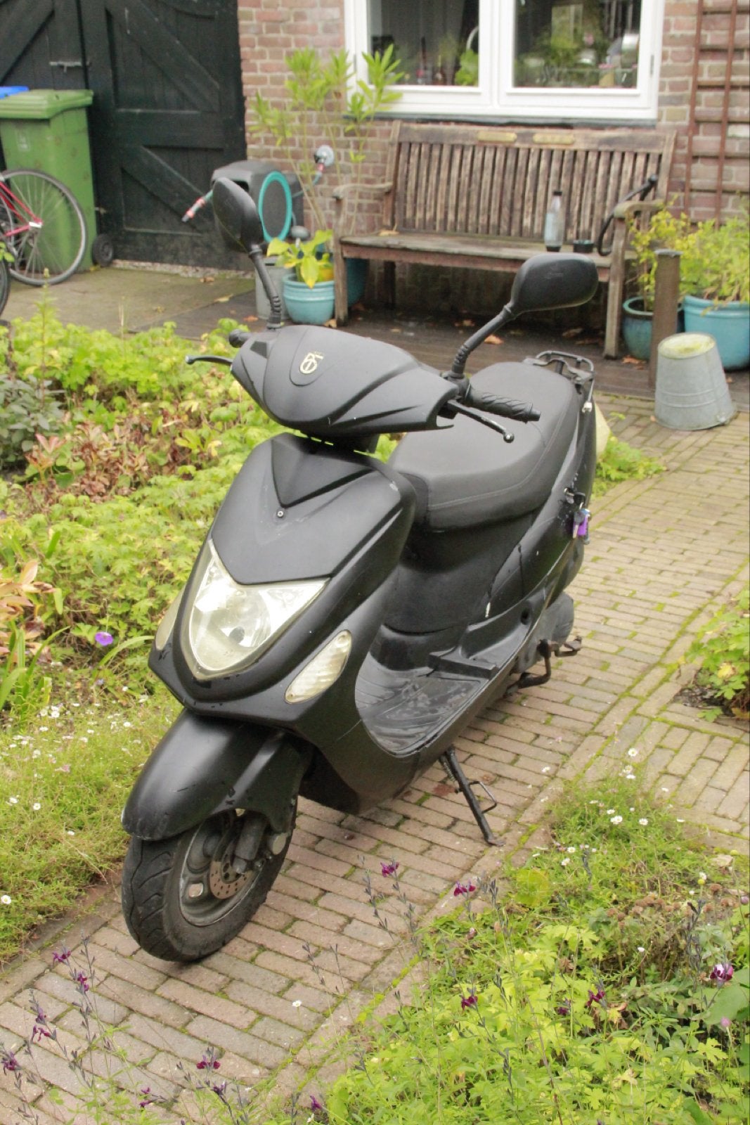 BTC City Scooter - Zwart, Ophalen, Gebruikt, Maximaal 45 km/u, Benzine