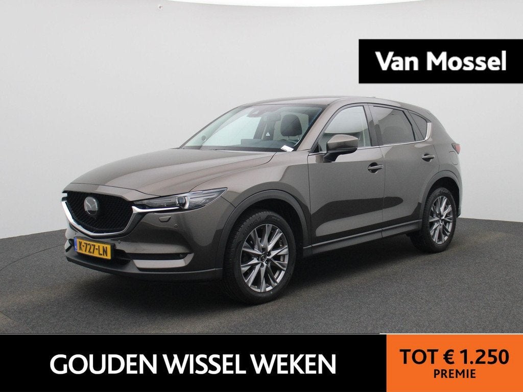 Mazda CX-5 2.0 SkyActiv-G 165 Luxury | Lederen Bekleding | B, Auto's, Mazda, Bedrijf, Te koop, CX-5, 360° camera, ABS, Adaptieve lichten