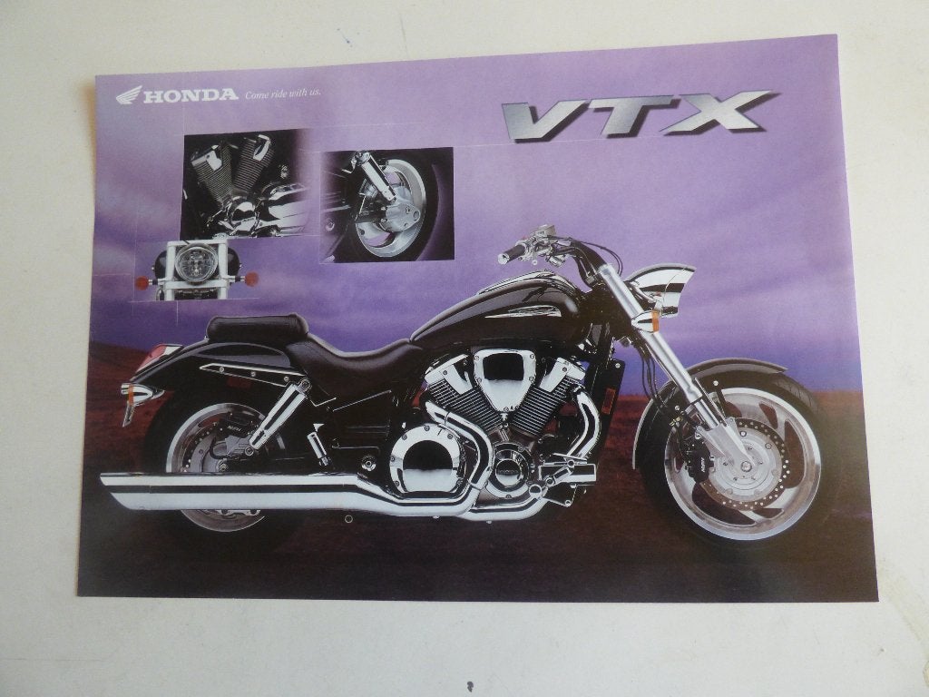 HONDA VTX 1800 FOLDER 2001, Ophalen of Verzenden, Honda