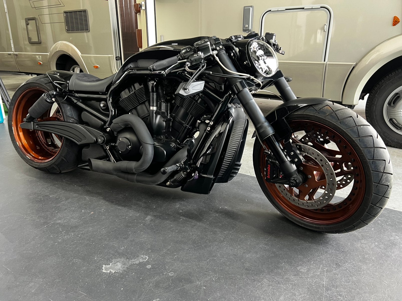 Night-Rod NLC Porsche tribute bike, Motoren, Motoren | Harley-Davidson, 2 cilinders, Gebruikt, 1130 cc, Particulier