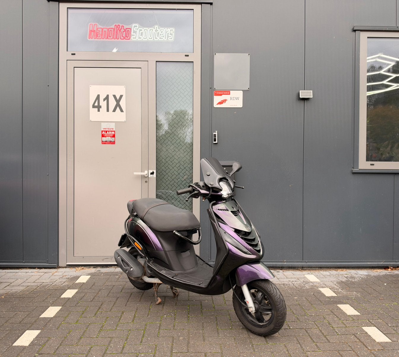 Piaggio Zip 4T 3V iGet E5 Brom 2022 Cameleon purple, Ophalen, Gebruikt, Maximaal 45 km/u, Zip