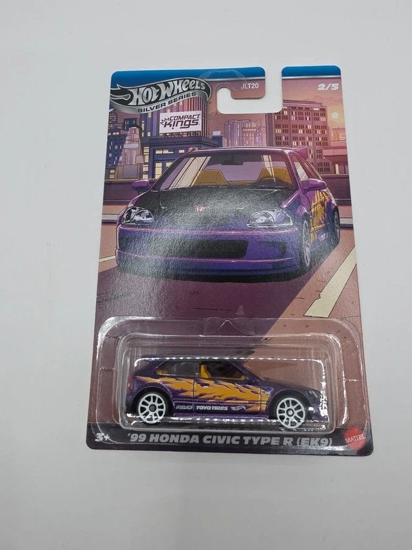 Hot Wheels Silver Series ’99 Honda Civic Type R EK9 2/5 New, Hot Wheels, Nieuw, Ophalen of Verzenden, Hot Wheels