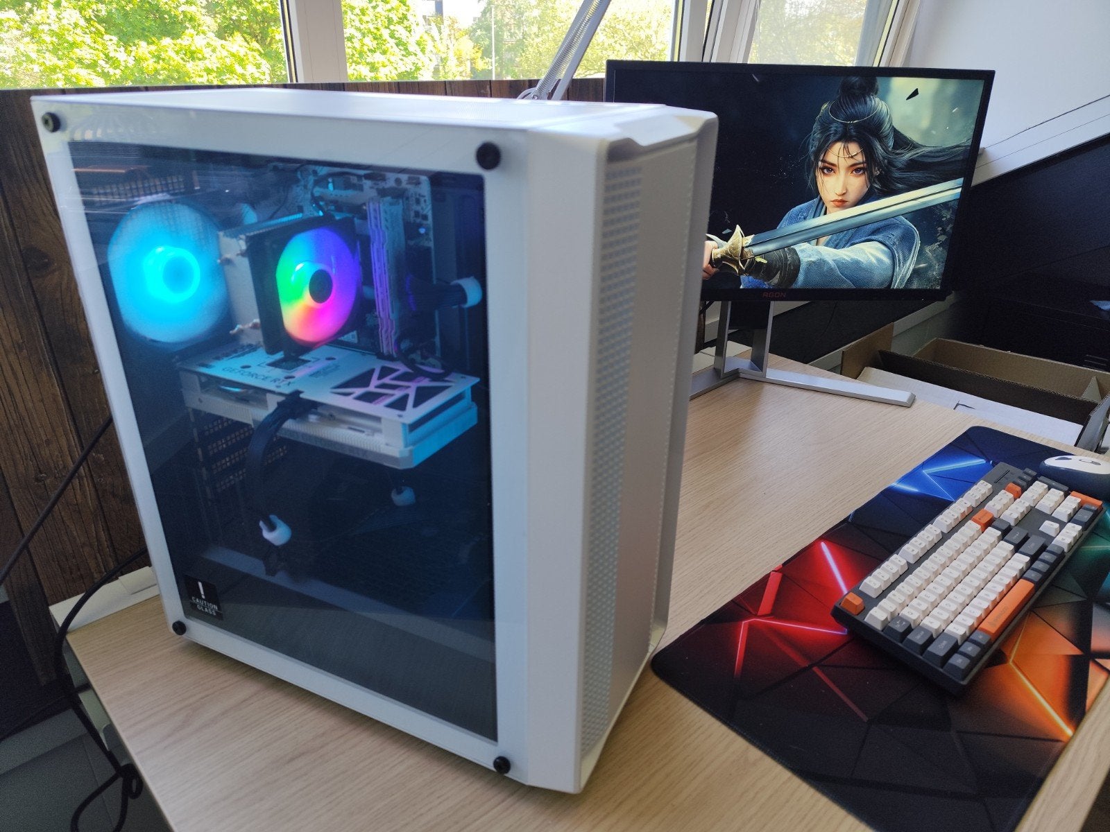 Witte Gaming PC | RTX 4060 | Ryzen 5 5500 | 32GB RAM, 32 GB, Ryzen 5 5500, Ophalen of Verzenden, Zo goed als nieuw