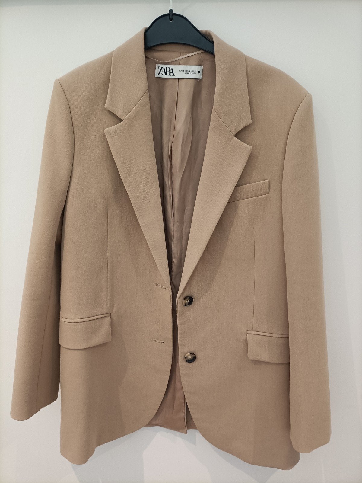 Zara Jasje/colbert licht bruin/camel maat XS, Ophalen of Verzenden, Zo goed als nieuw, Maat 34 (XS) of kleiner, Bruin