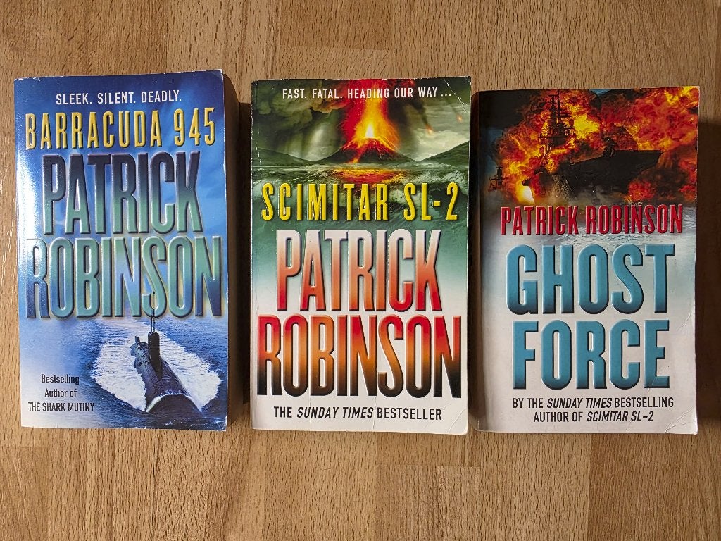 3 spannende engelse pockets Barracuda 945, Boeken, Ophalen of Verzenden, Zo goed als nieuw, Patrick Robinson