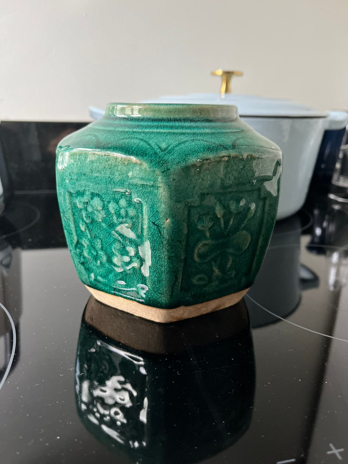 Gemberpot Chinese vintage keramiek, Ophalen of Verzenden