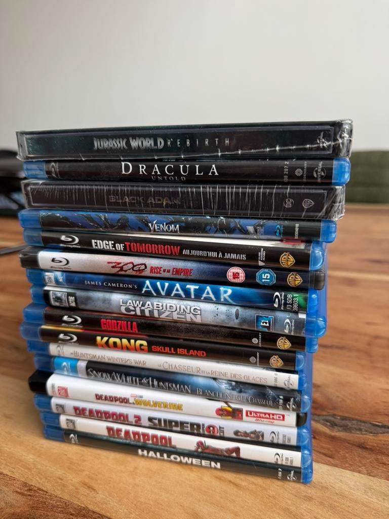16 blu rays en 4k films set, Ophalen of Verzenden, Zo goed als nieuw, Actie