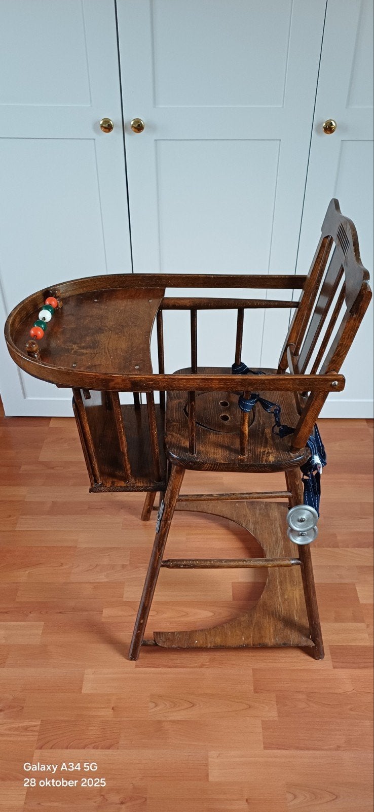 kinderstoel jaren 1950 Kibofa, Ophalen