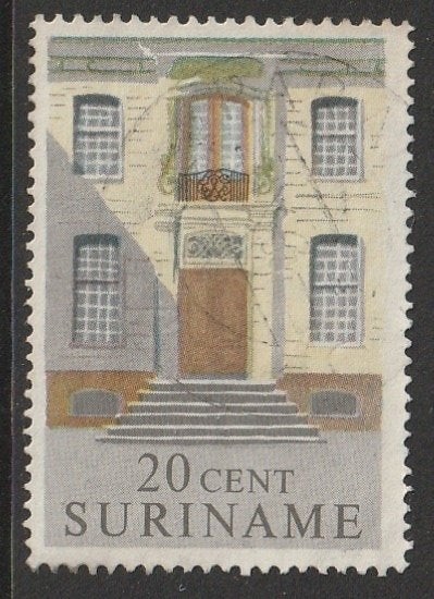 Suriname 1961 363 Loge Concordia, Gest, Ophalen of Verzenden, Gestempeld