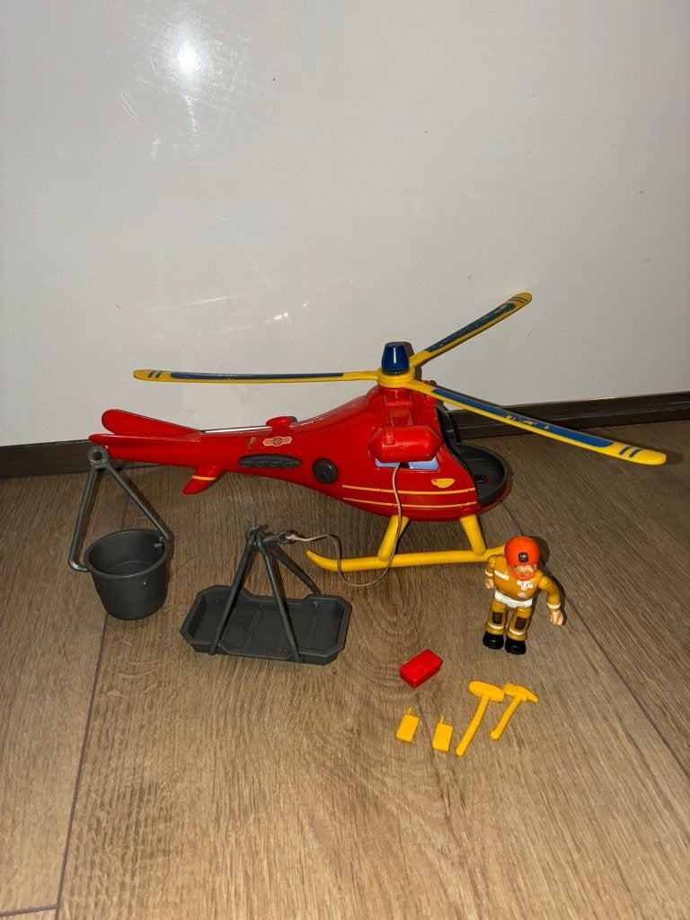 brandweerman sam helikopter, Ophalen of Verzenden, Gebruikt