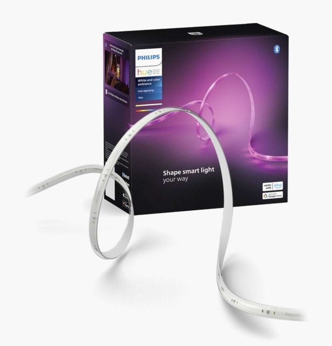 Philips Hue Solo LED strip - wit en gekleurd licht - 10m, Meerkleurig, Nieuw, Ophalen of Verzenden, Philips Hue
