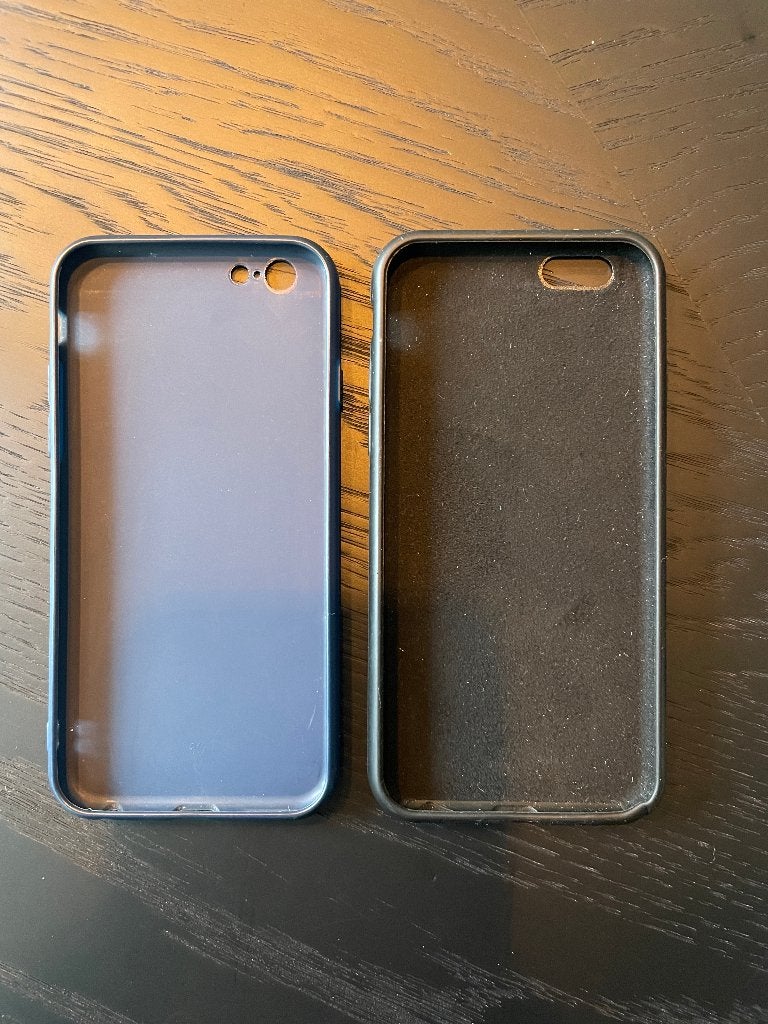 Ijsblauw iphone Hoesje Iphone 6S soft case, Ophalen of Verzenden, Gebruikt, IPhone 6S, Blauw