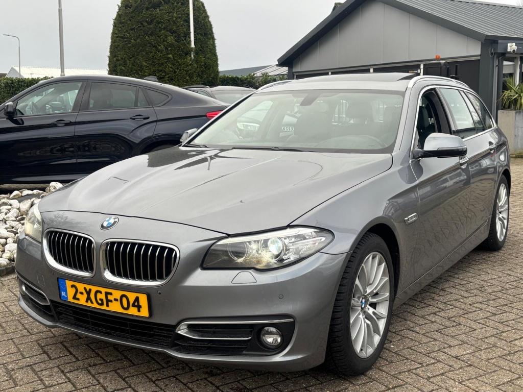 BMW 5 Serie Touring 520D High Exe Automaat 2014 Panodak, Auto's, BMW, Automaat, Euro 6, 2000 kg, Diesel