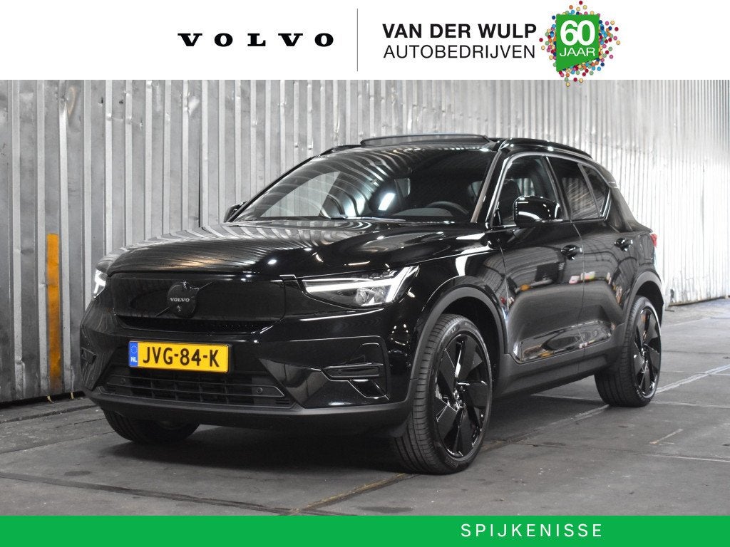 Volvo EX40 Twin Performance AWD 442pk/82kWh Ultra Black Edit, Auto's, 0 cilinders, Volvo Selected Used Cars, 24 maanden, Zwart