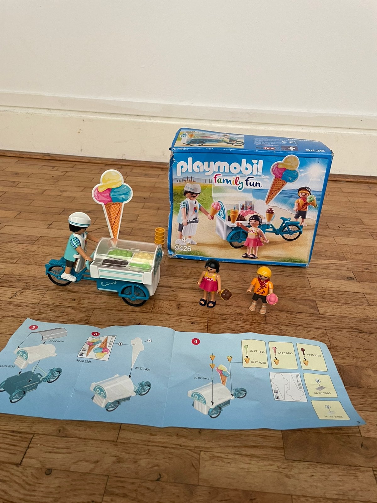 Playmobil family fun 9426 ijscocar, Ophalen, Gebruikt