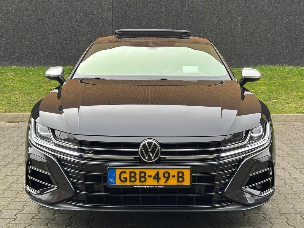VW Arteon R 2.0 TSI 4Motion 2022 320 PK PANO KEYLESS HUD VOL, Auto's, Volkswagen, Automaat, Zwart, 4 cilinders, 1984 cc