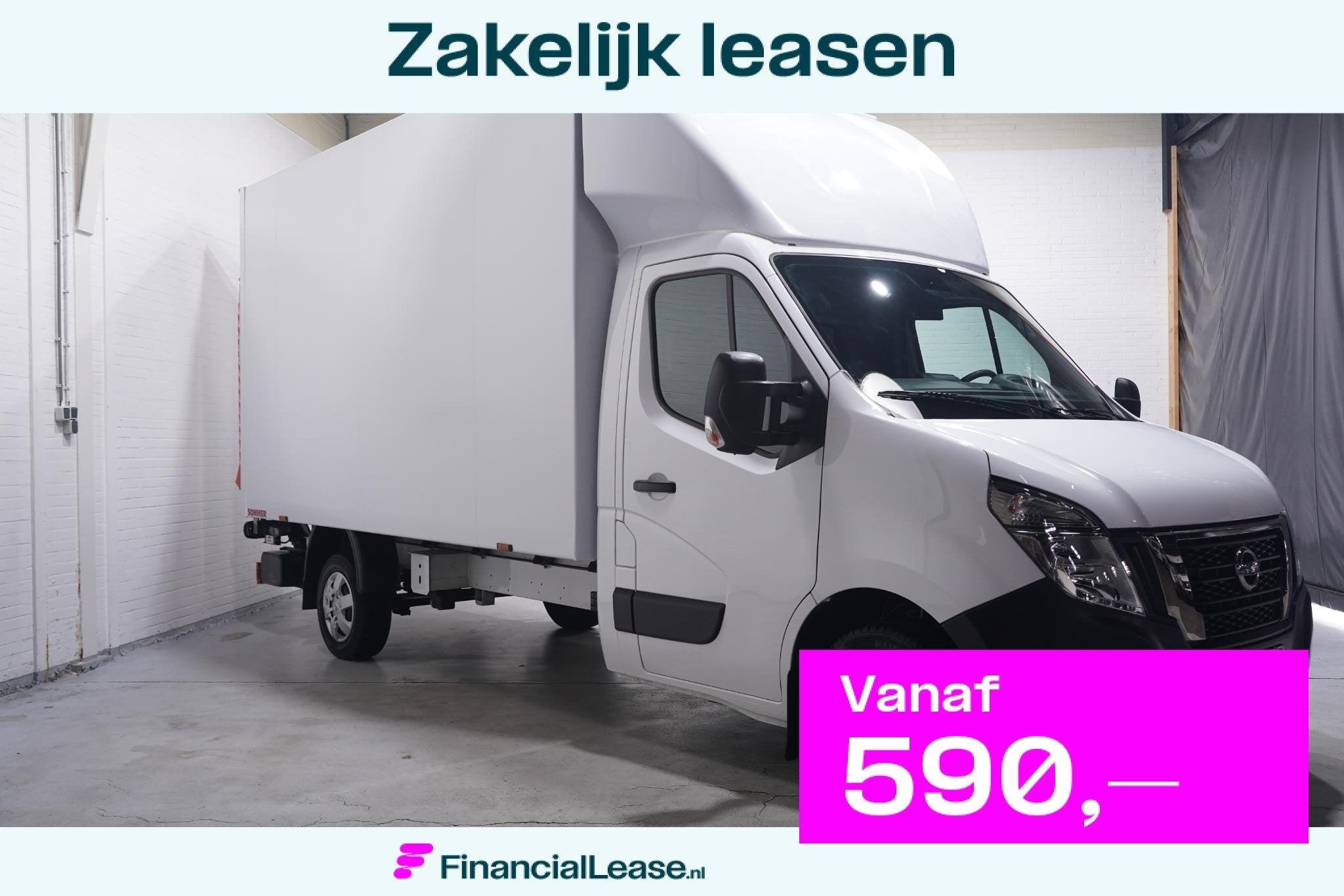 Nissan Interstar 2.3 DCi 163 pk Bakwagen met Laadklep Navi,, Voorwielaandrijving, Start-stop-systeem, Stof, Gebruikt