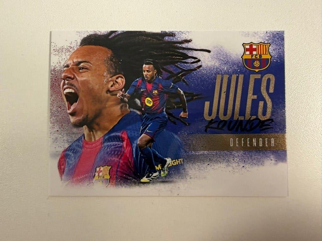 Jules Kounde Landscape Futera FX Barcelona 2026, Ophalen of Verzenden, Nieuw, Buitenlandse clubs, Poster, Plaatje of Sticker