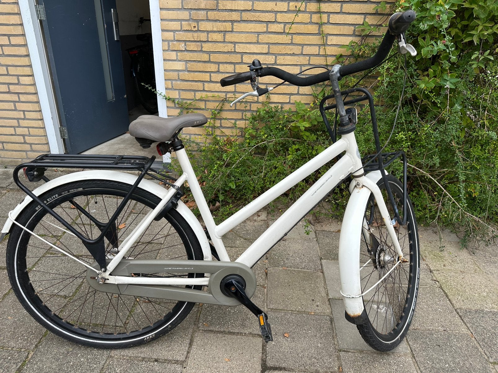 Cortina City Bike – White, Gebruikt, 50 tot 53 cm, Trommelrem, Ophalen