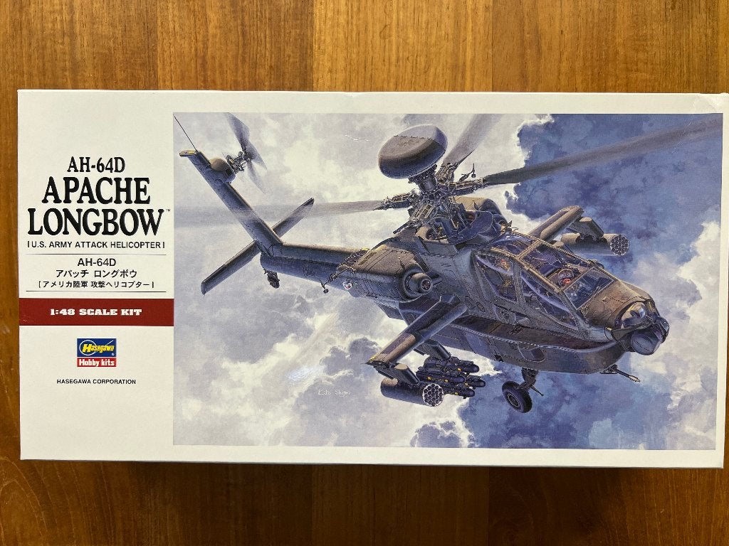 Hasegawa AH-64D Apache Longbow 1:48 – PT23 / 07223, Kreuzstraße 9, 78148 Gütenbach, Duitsland, Hasegawa, Verzenden, Helikopter