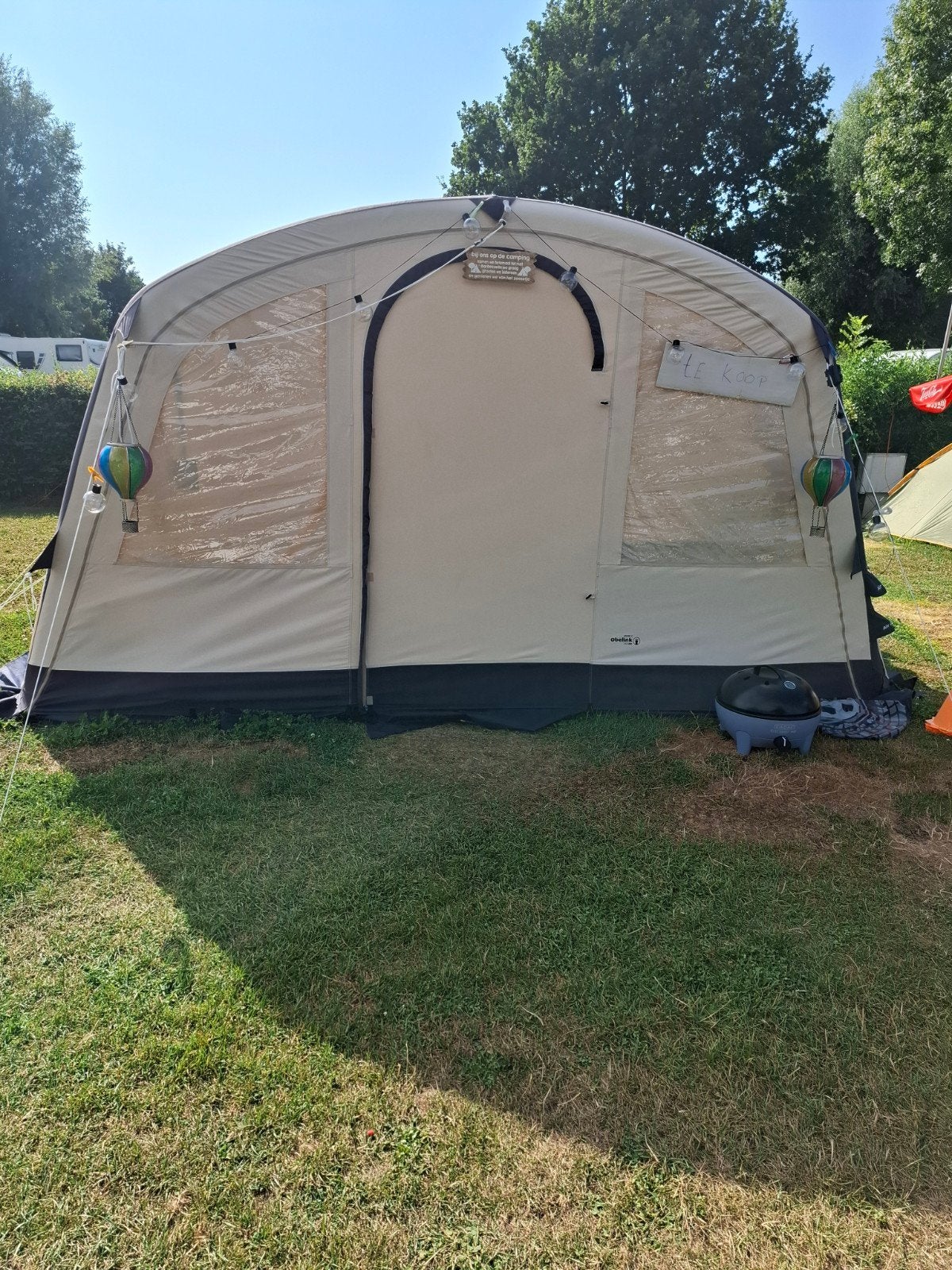 mooie easy air tent van obelink, Ophalen, Zo goed als nieuw, Tot en met 5
