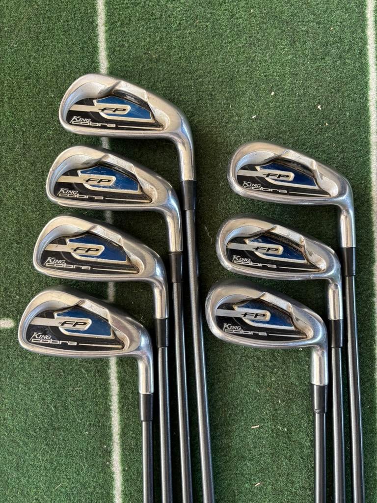 King Cobra FP Ijzerset | 5,6,7,8,9,PW,GW | Graphite Shafts, Set, King cobra, Zo goed als nieuw, King cobra