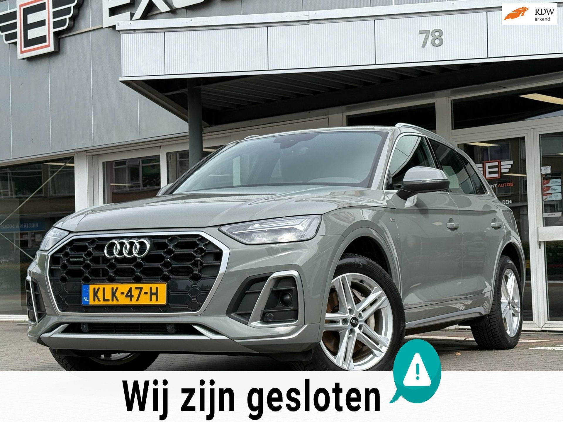 Audi Q5 50 TFSI e S edition | S Line | Keyless, Gebruikt, Zwart, 4 cilinders, Q5