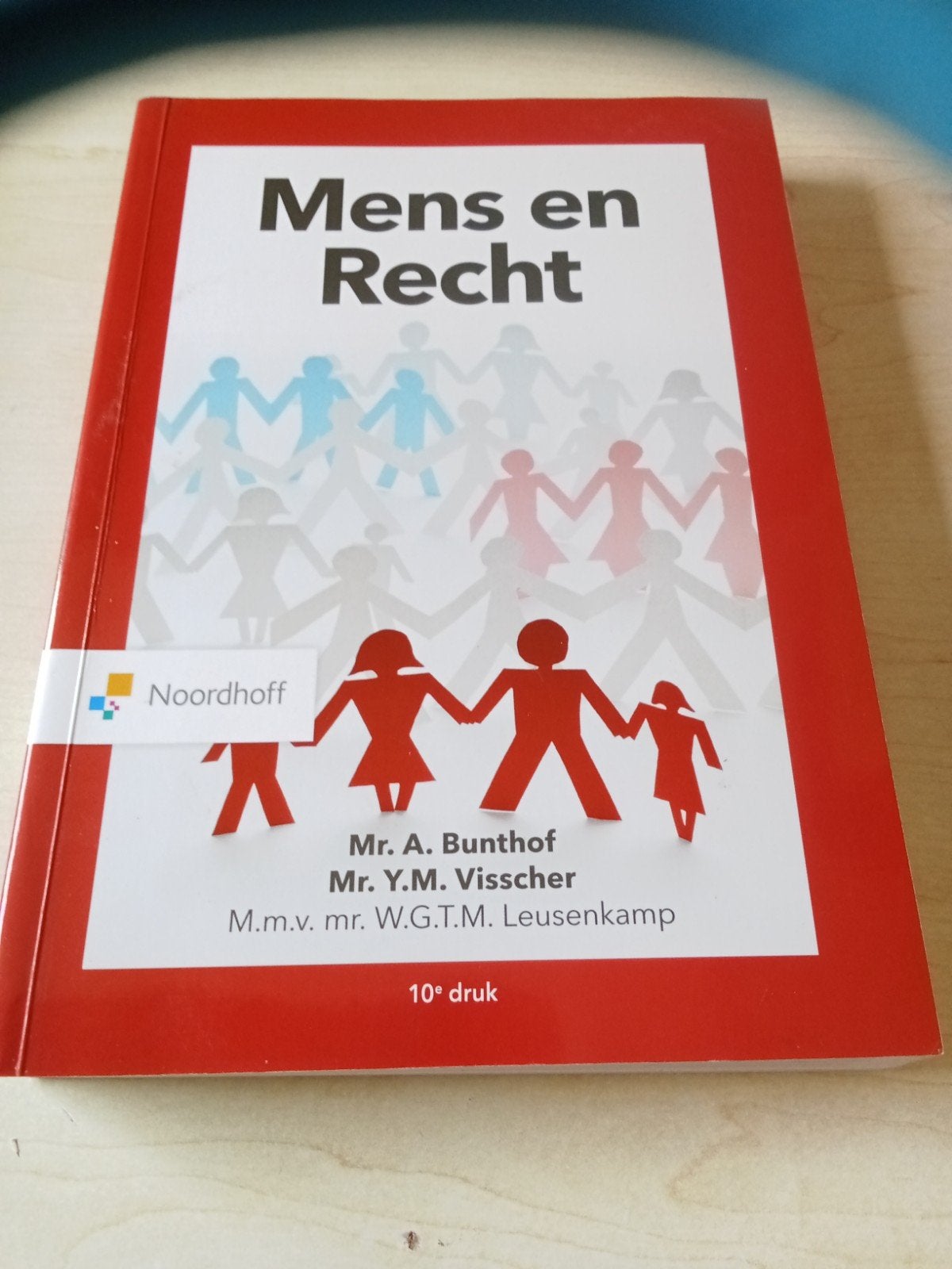 A. Bunthof - Mens en Recht, Sociale wetenschap, Ophalen of Verzenden, Zo goed als nieuw, A. Bunthof; Y.M. Visscher