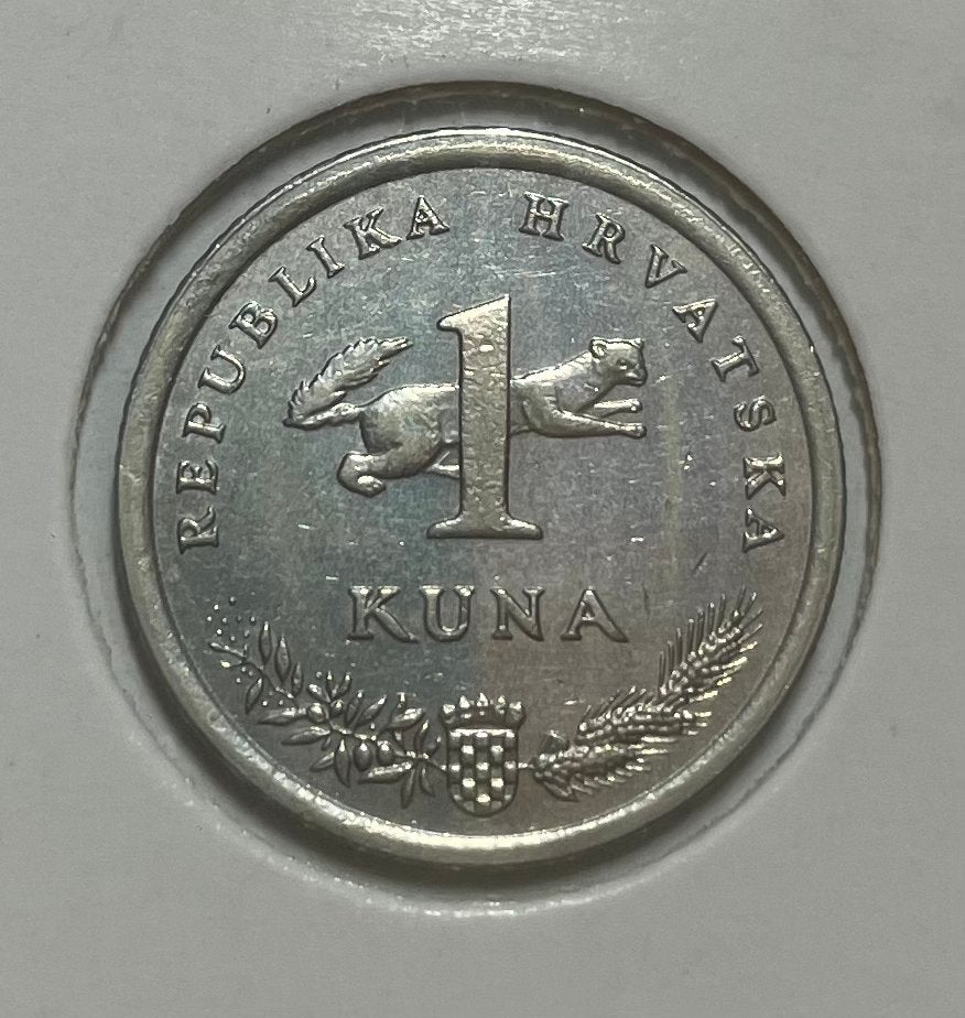 1 kuna Kroatië 1997, Ophalen of Verzenden, Overige landen