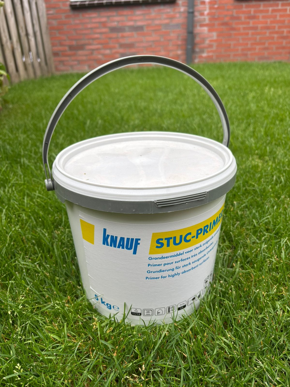 KNAUF Stucprimer 5 kg, 5 tot 10 liter, Ophalen, Nieuw, Wit