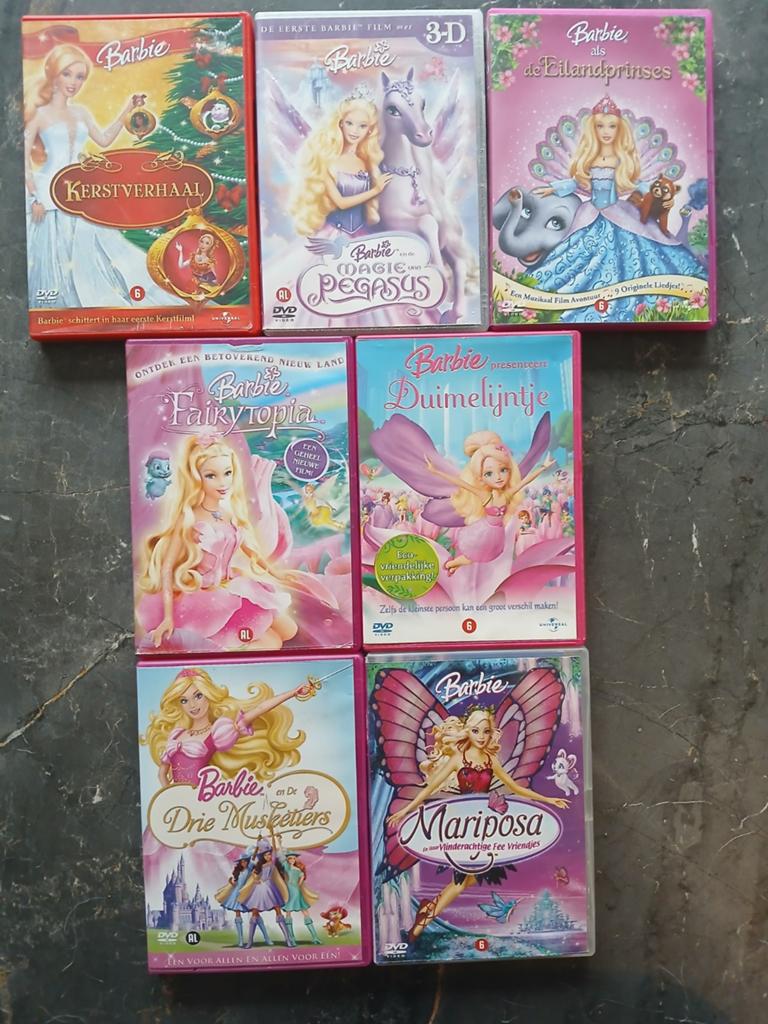 Barbie ( dvd's  )  zie titels en prijzen in beschrijving, Alle leeftijden, Ophalen of Verzenden, Zo goed als nieuw