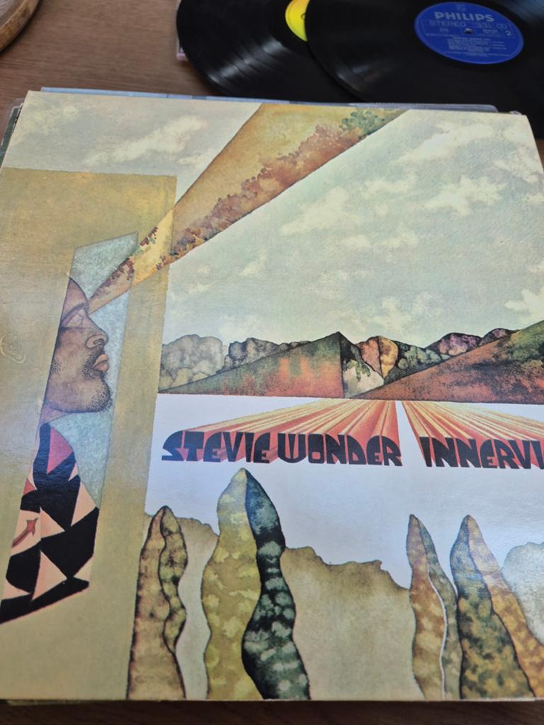 Stevie Wonder - Innervisions LP (Geweldige muziek!), Cd's en Dvd's, Ophalen, 1970 - 1979, Gebruikt, 12 inch