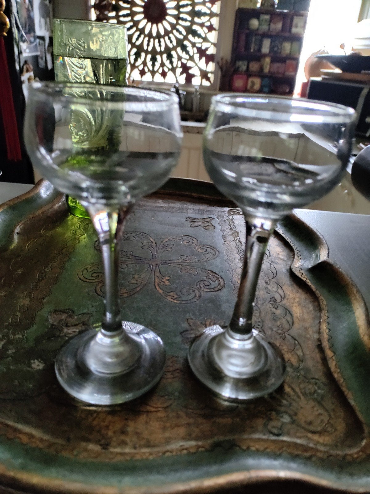 Antieke glaasjes, Verzamelen, Glas en Borrelglaasjes, Ophalen of Verzenden, Zo goed als nieuw, Borrel- of Shotglas