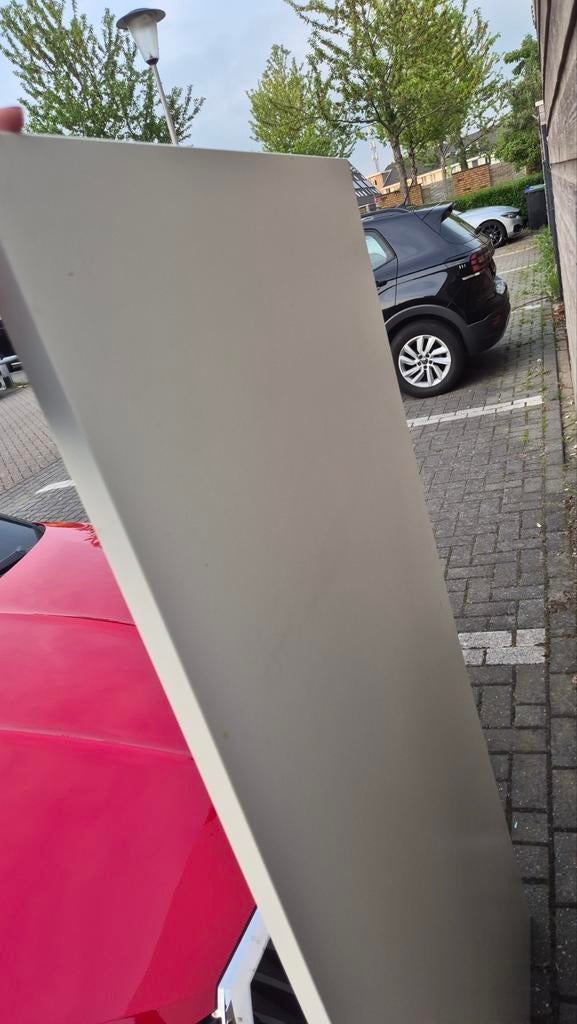 Ikea Trotten Bureaublad 160x80 MOET WEG!, Huis en Inrichting, Bureaus, Ophalen, Zit-sta bureau, 160 cm, Gebruikt