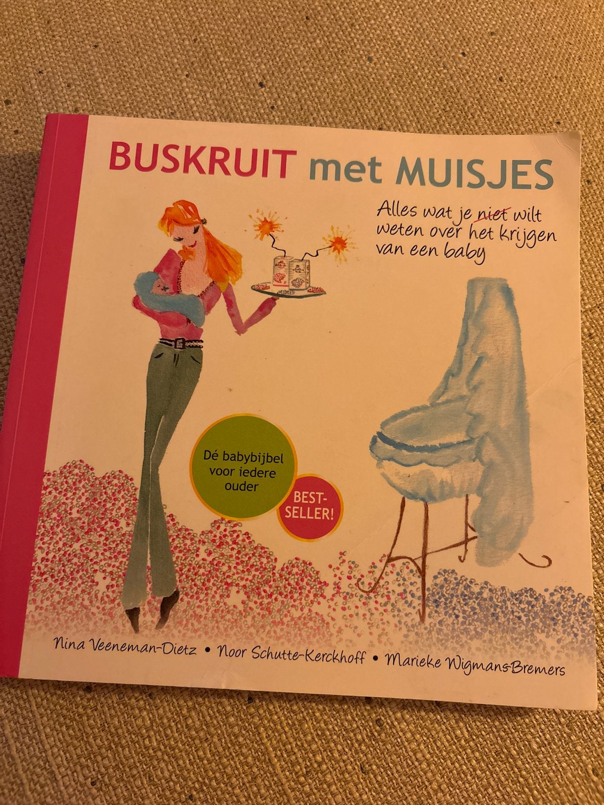 Buskruit met Muisjes - Nina Veenenman - Diaz, Ophalen of Verzenden, Gelezen, Zwangerschap en Bevalling