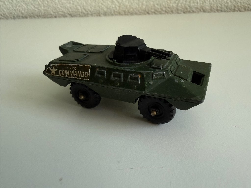 Vintage Corgi Juniors Textron V100 Commando pantservoertuig, Ophalen of Verzenden, Gebruikt, Overige typen