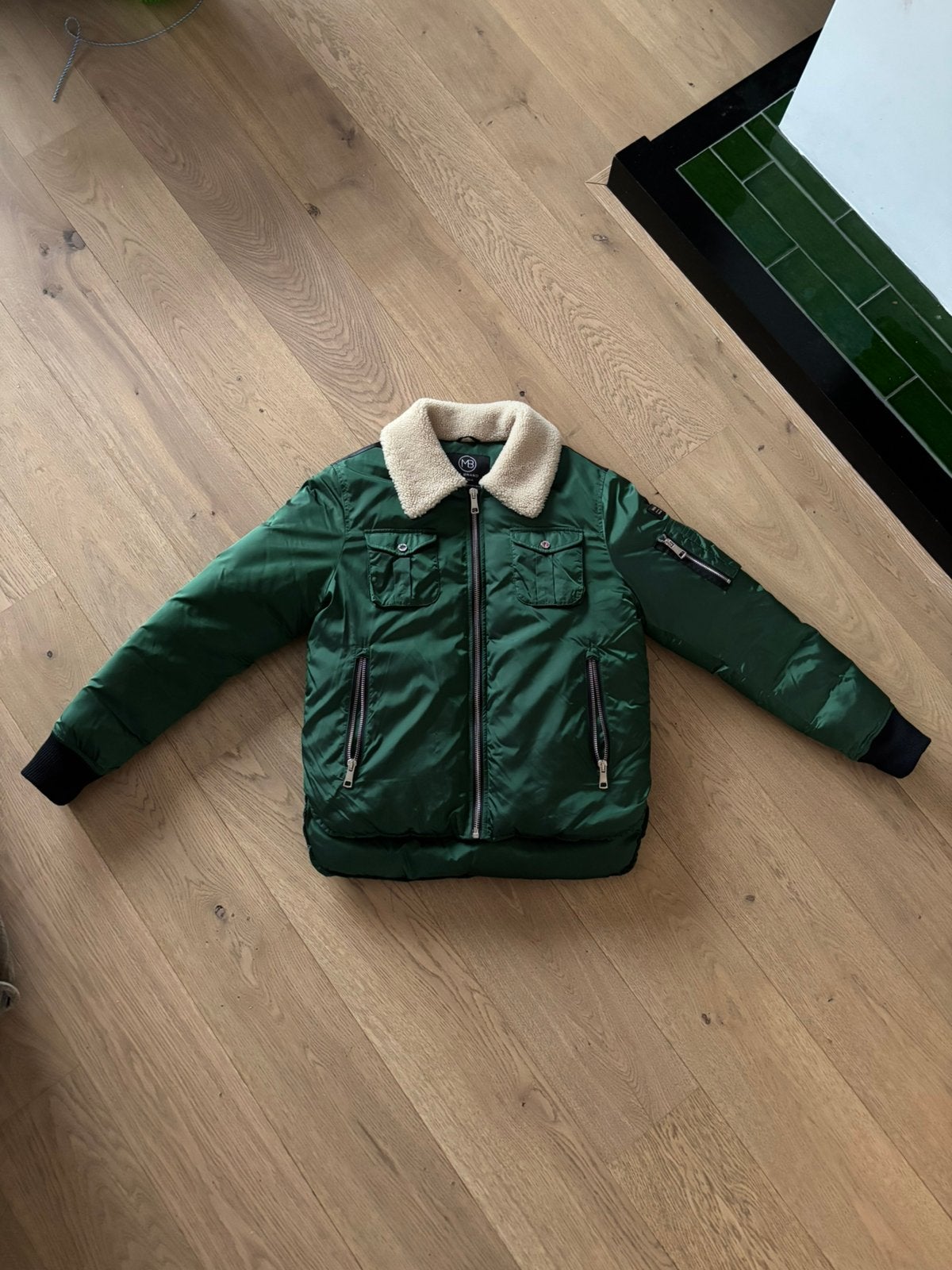 My Brand bomber, Kleding | Heren, Ophalen of Verzenden, Zo goed als nieuw, Maat 52/54 (L), Groen