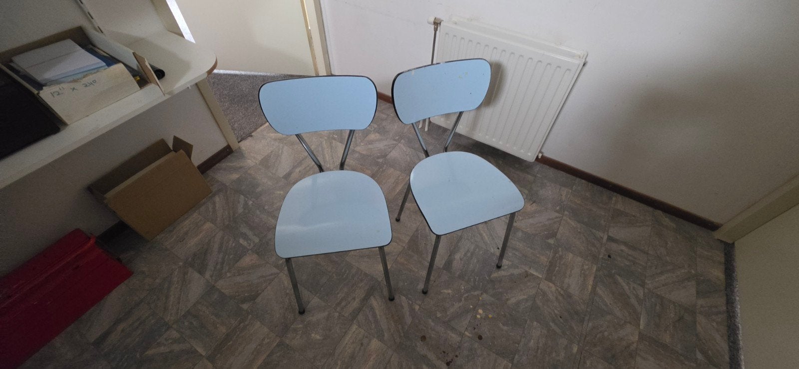 vintage Brabantia keukenstoelen uit de jaren 60, Ophalen, Blauw