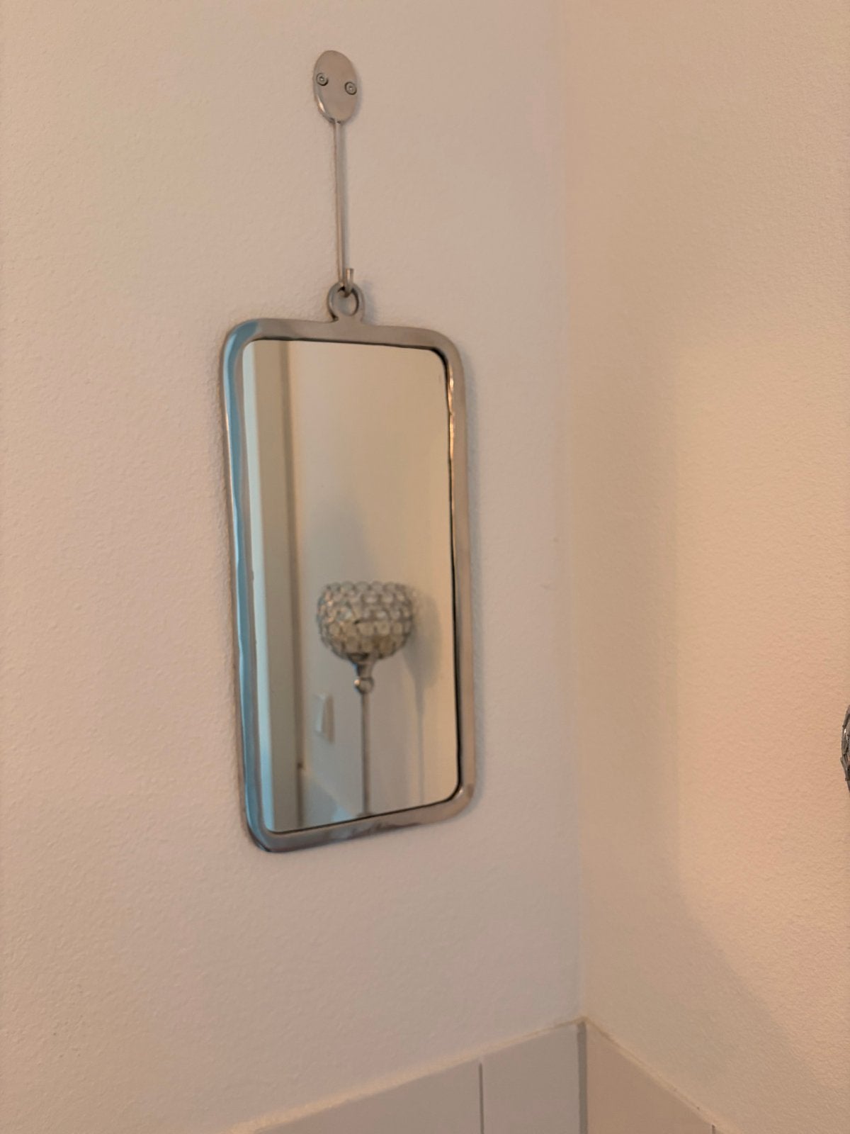 Riviera Maison spiegel met ophangsysteem, Ophalen, Rechthoekig, Minder dan 50 cm, Minder dan 100 cm