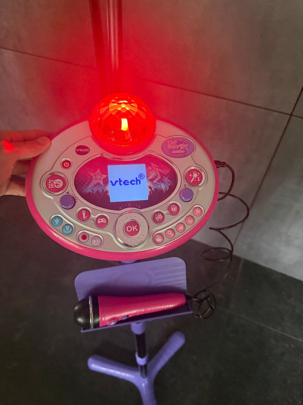 VTech Kidizoom Kidi Super Star Microfoon Karaoke Set, Ophalen of Verzenden, Gebruikt, 4 tot 6 jaar