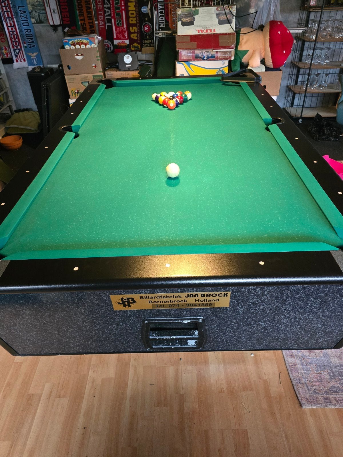Professionele Pooltafel (7-foot) met muntinworp biljart, Ophalen, Gebruikt, Pooltafel