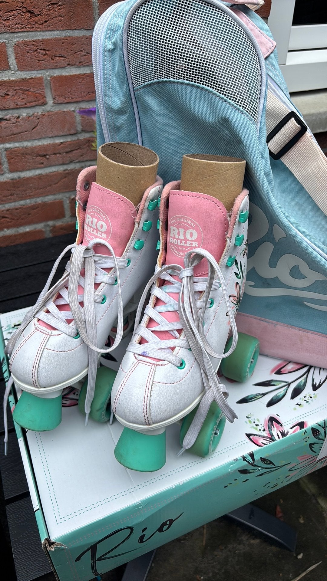 Rio Roller Rolschaatsen Flora maat 34 incl tas, Ophalen, Gebruikt, Kinderen