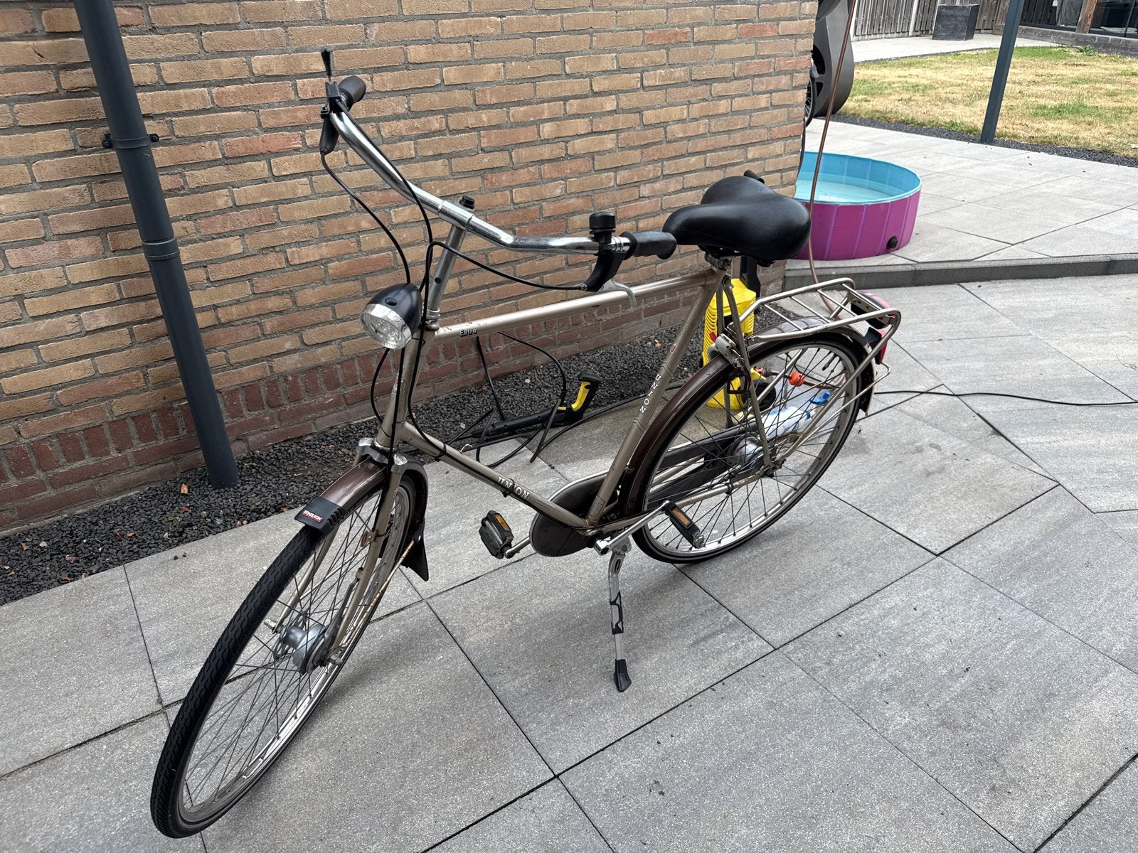 Degelijke stadsfiets union 63 cm, Gebruikt, Versnellingen, 56 cm of meer, Trommelrem
