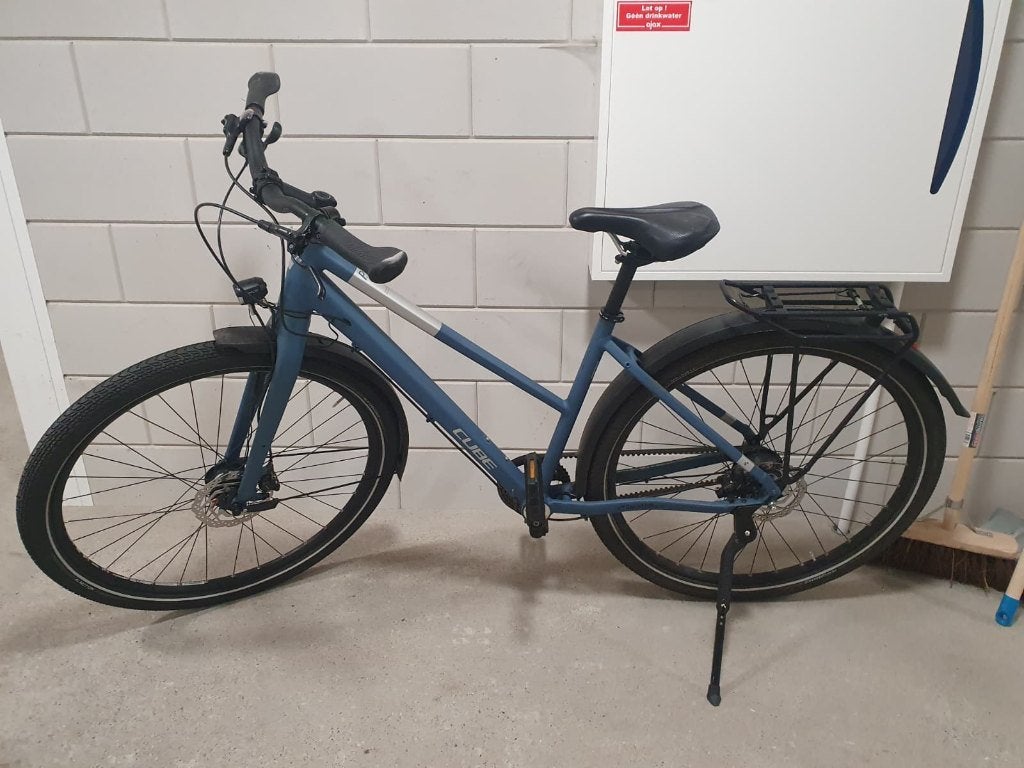 CUBE TRAVEL PRO DENIM/SILVER, Fully, 49 tot 53 cm, Zo goed als nieuw, Dames