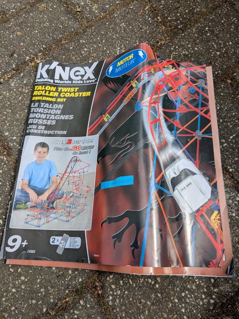 Achtbaan van knex, Ophalen of Verzenden, Zo goed als nieuw, K'nex