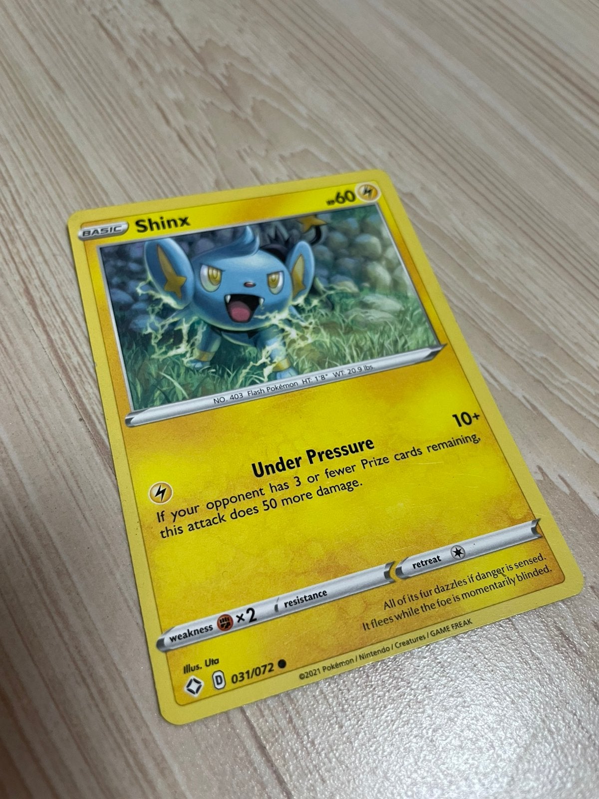 Pokémon kaart: Shinx, Ophalen of Verzenden, Nieuw, Losse kaart