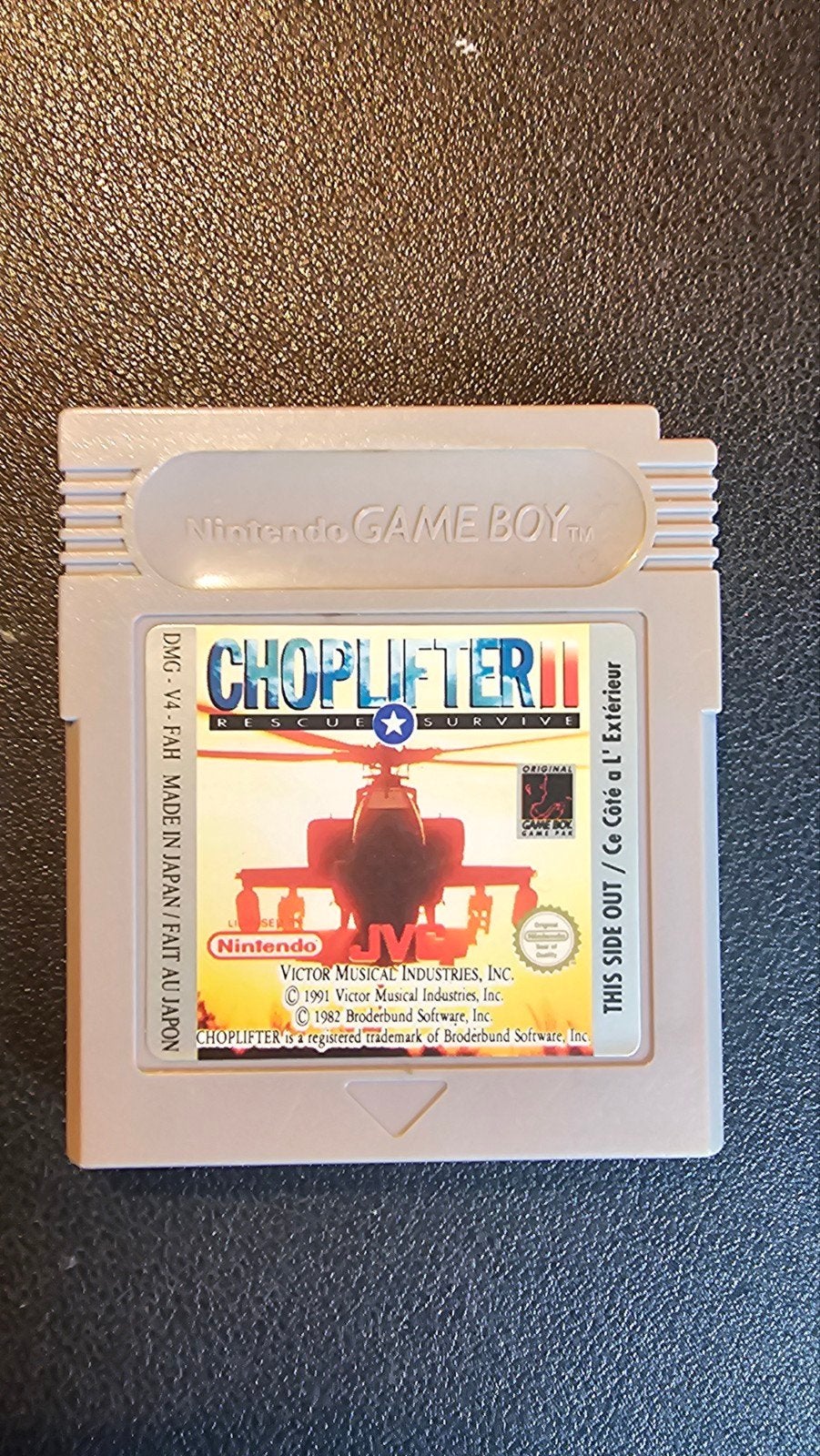 Choplifter II - Nintendo Game Boy (DMG-V4-FAH), Avontuur en Actie, Gebruikt, 1 speler, Ophalen of Verzenden